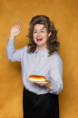 Portretfoto artistiek directeur Sarah Moeremans van Het Zuidelijk Toneel